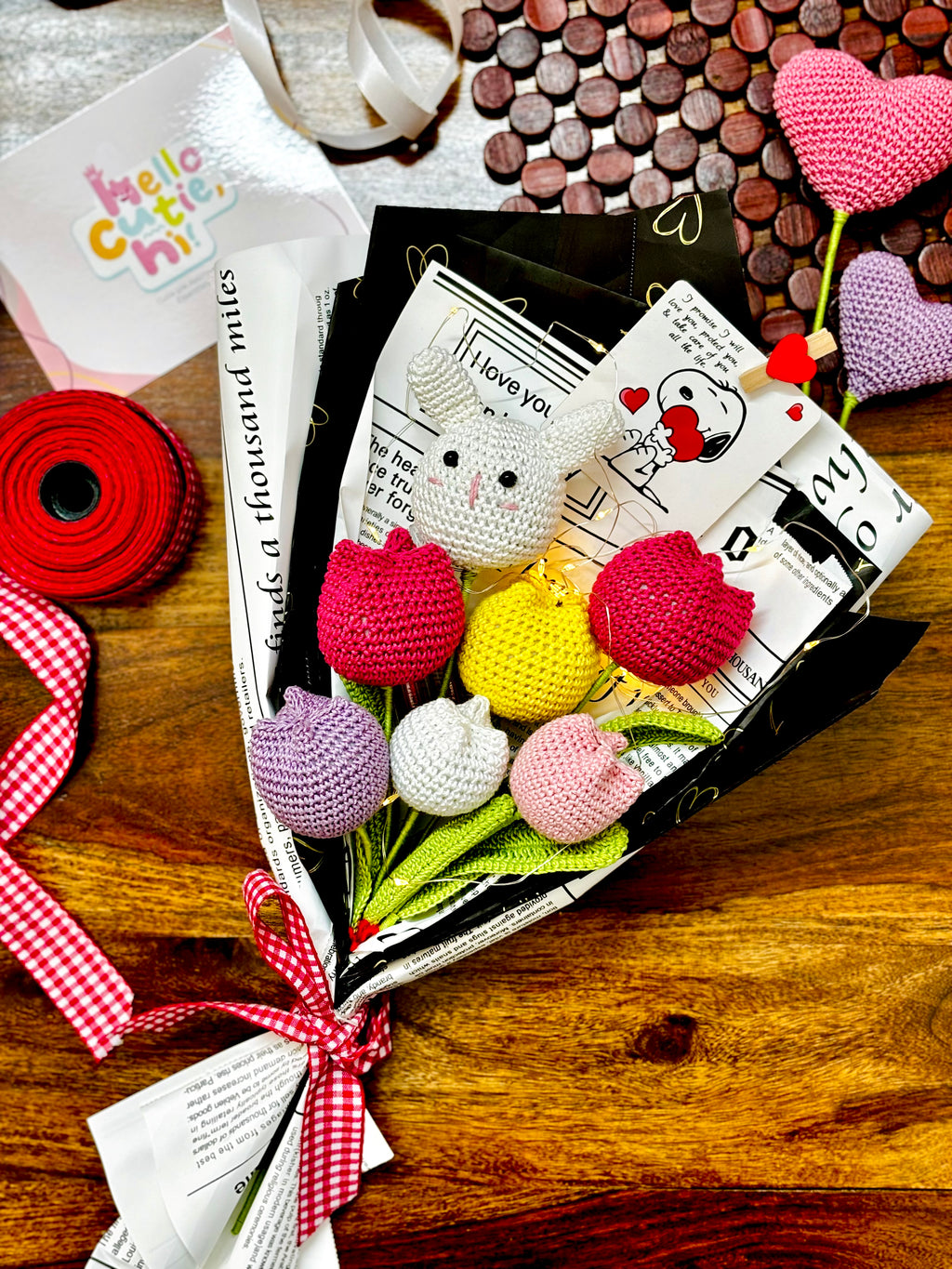 Eternal Love Crochet Bouquet