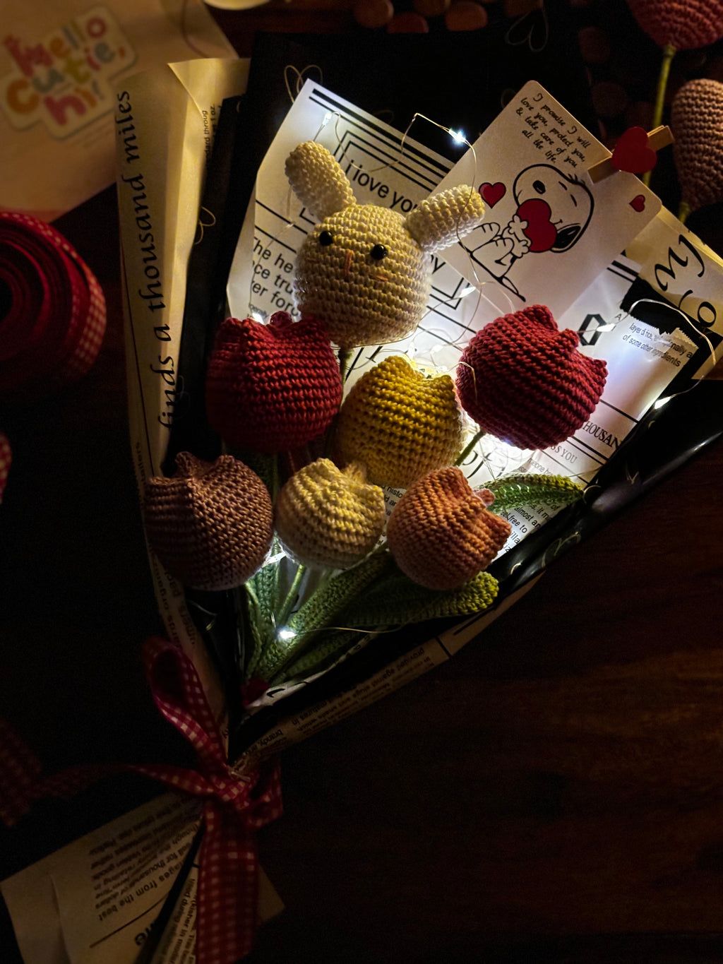 Eternal Love Crochet Bouquet