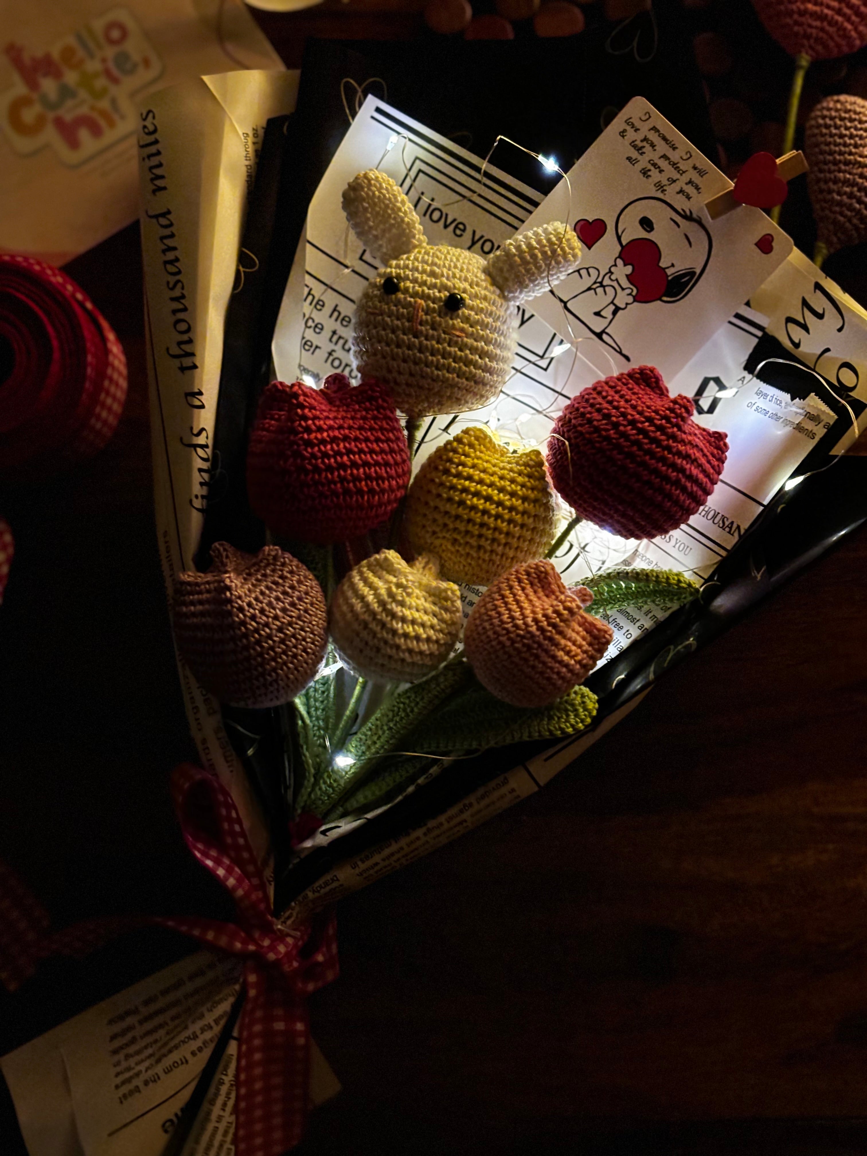 Eternal Love Crochet Bouquet
