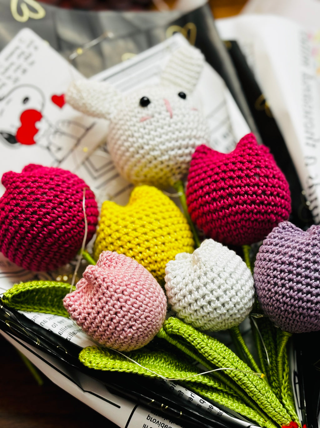 Eternal Love Crochet Bouquet
