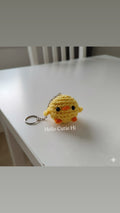 Mini Chick Amigurumi Keychain