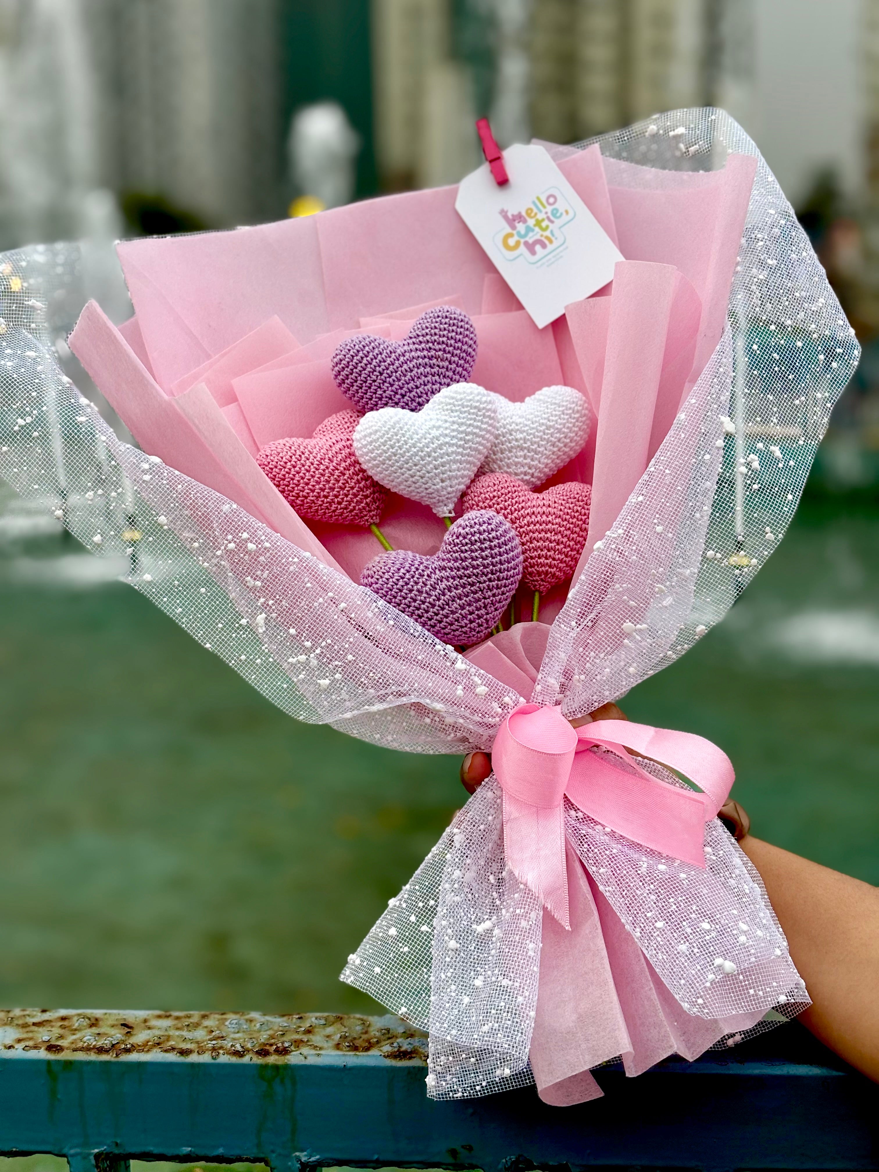 Heartstrings Crochet Bouquet