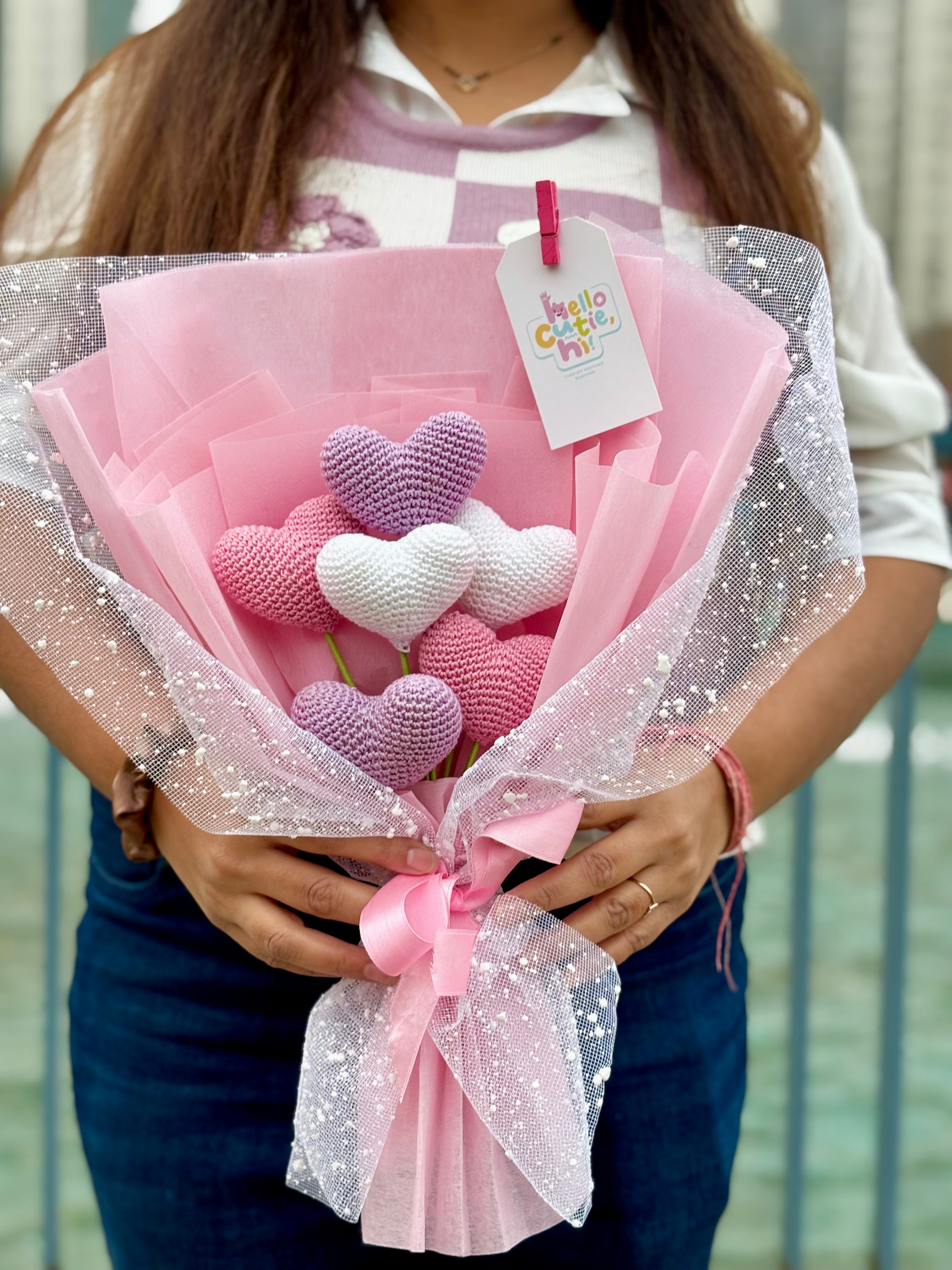 Heartstrings Crochet Bouquet