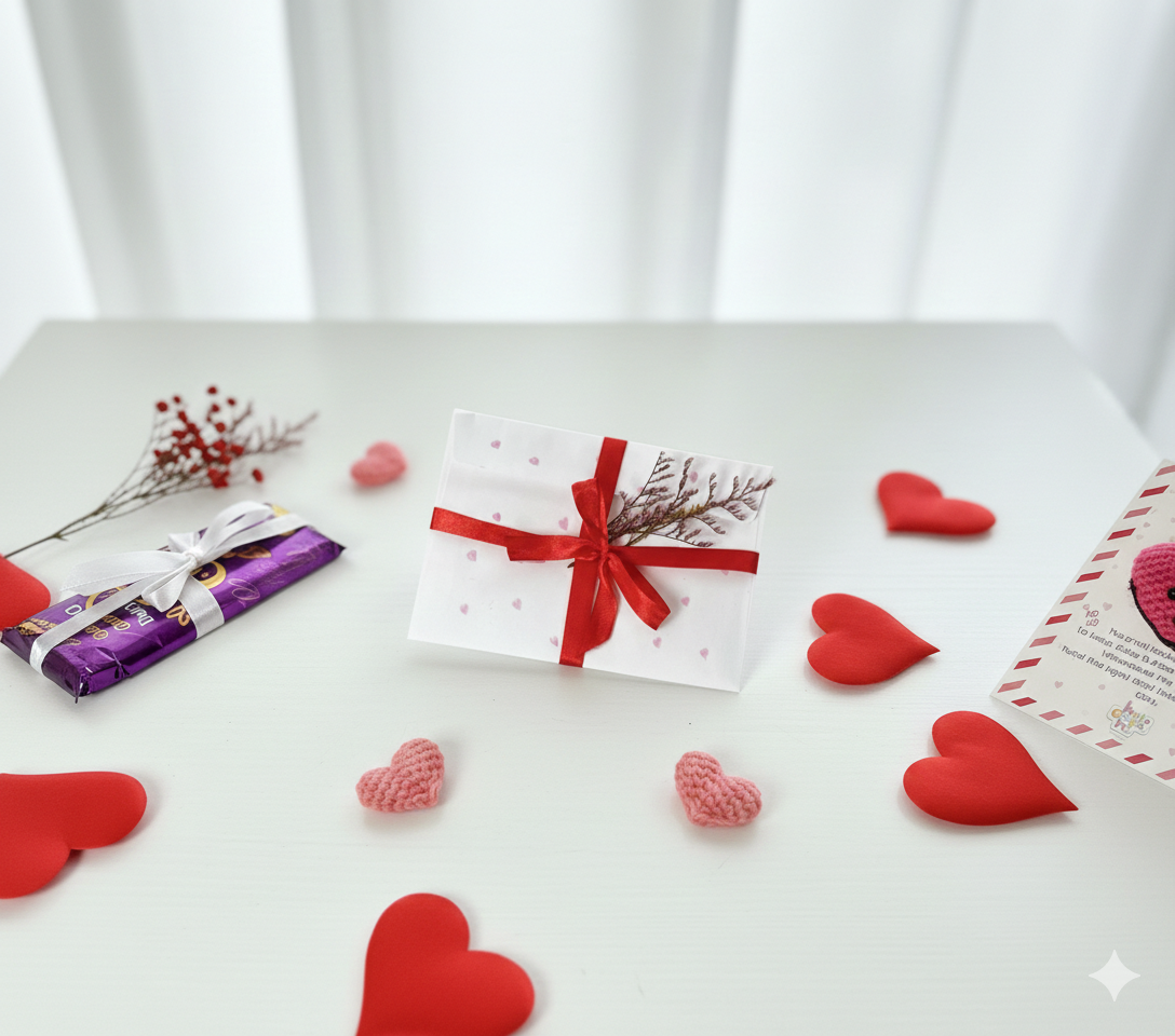 💌 Handmade Valentine Letter / Love Note Card