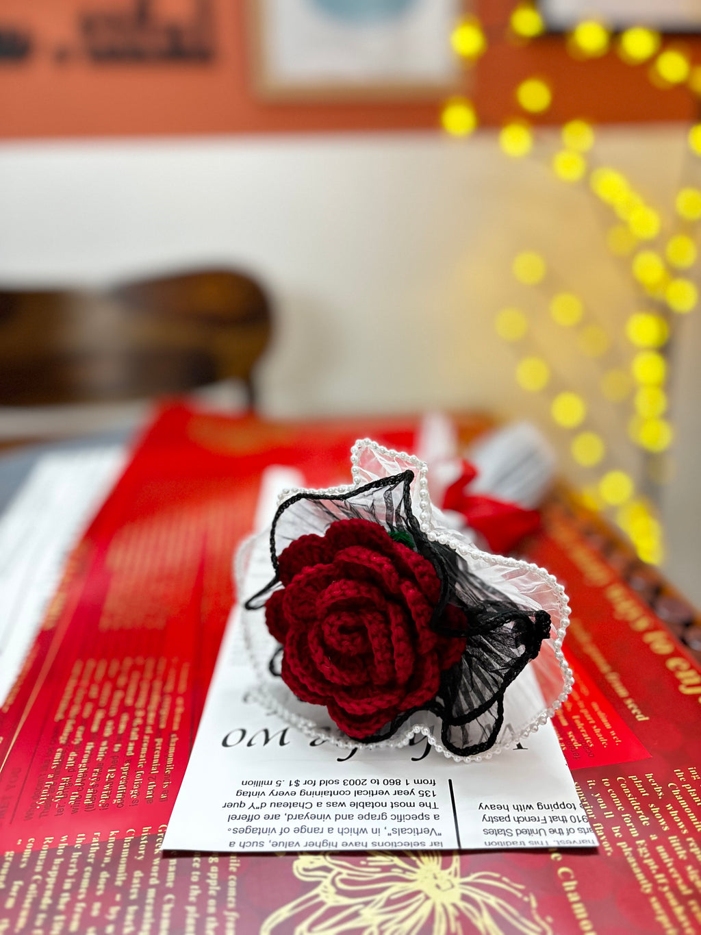 CROCHET ROSE BOUQUET