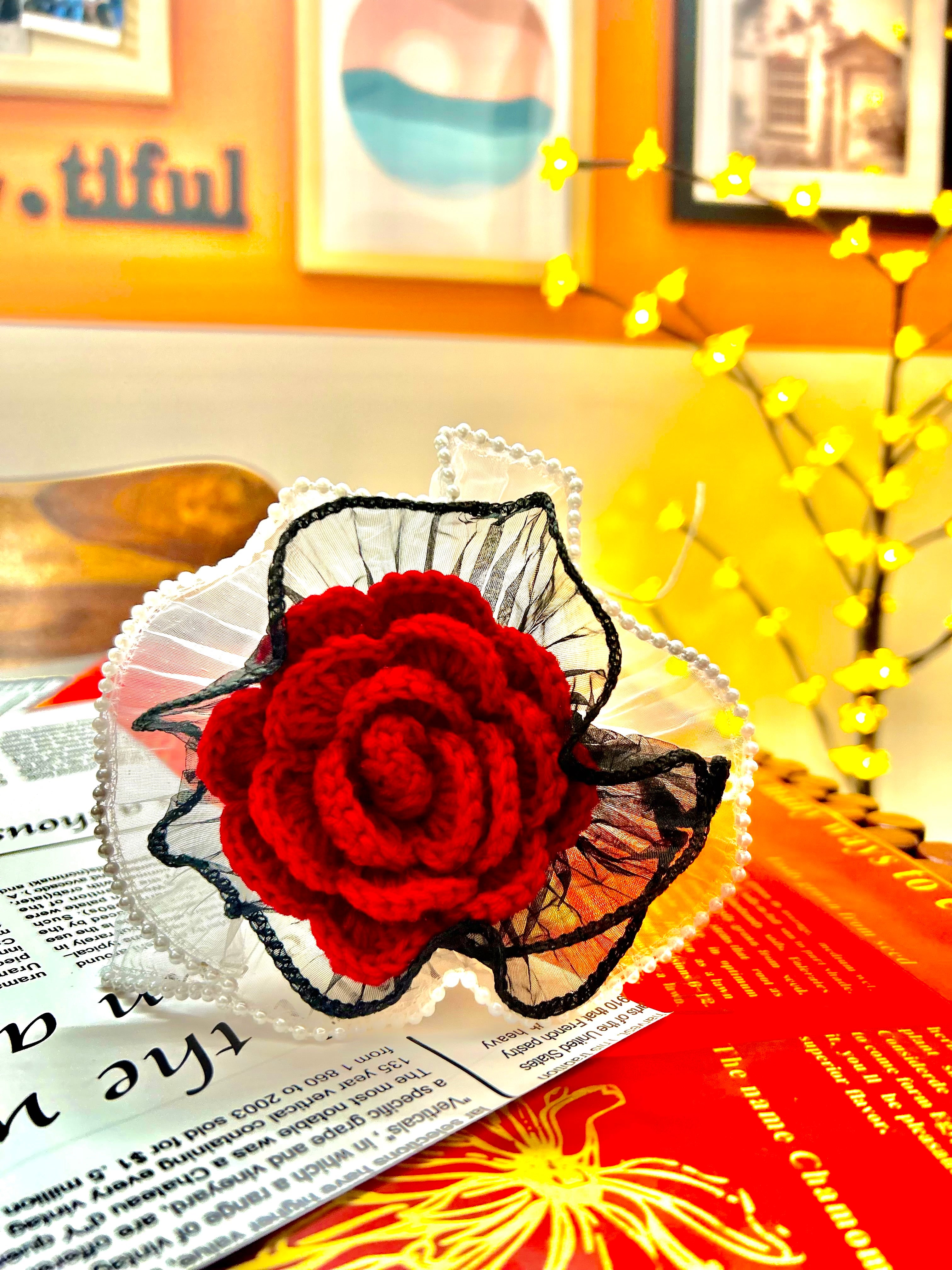 CROCHET ROSE BOUQUET