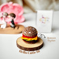 Mini Burger Keyring