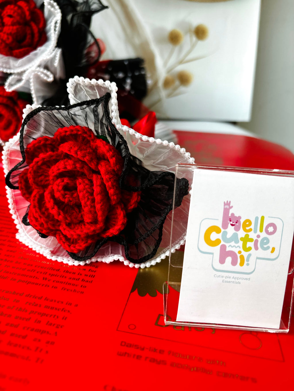 CROCHET ROSE BOUQUET