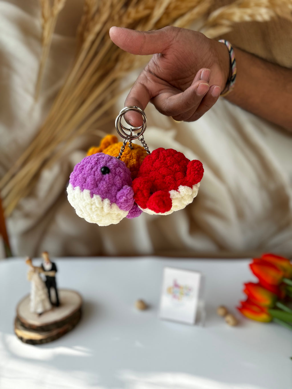 Whale Crochet Keychain – Lil’ Splash