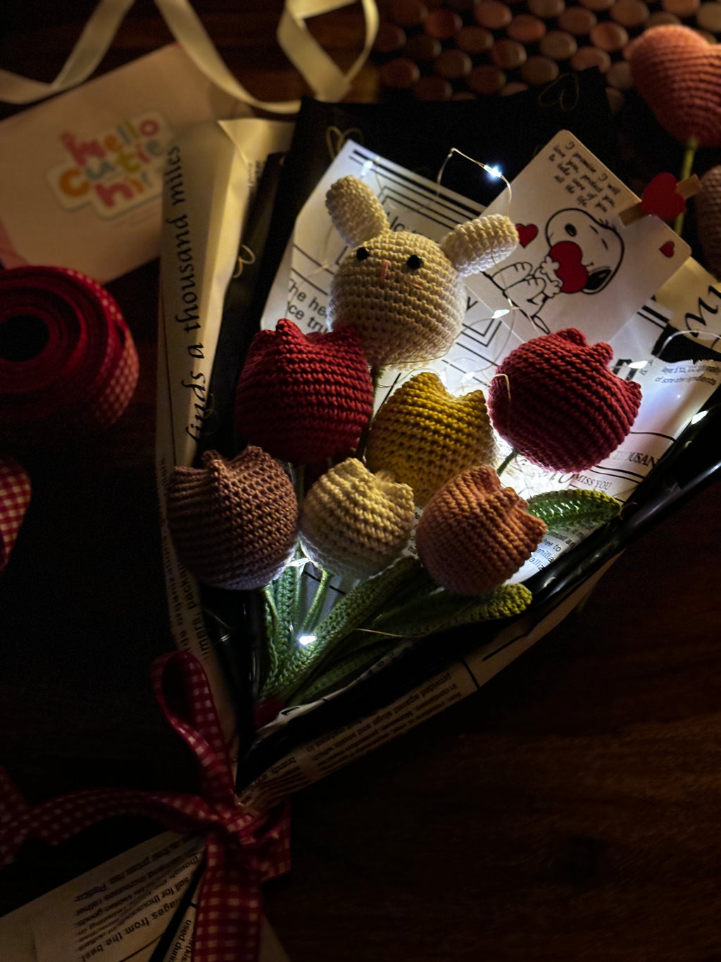 Eternal Love Crochet Bouquet