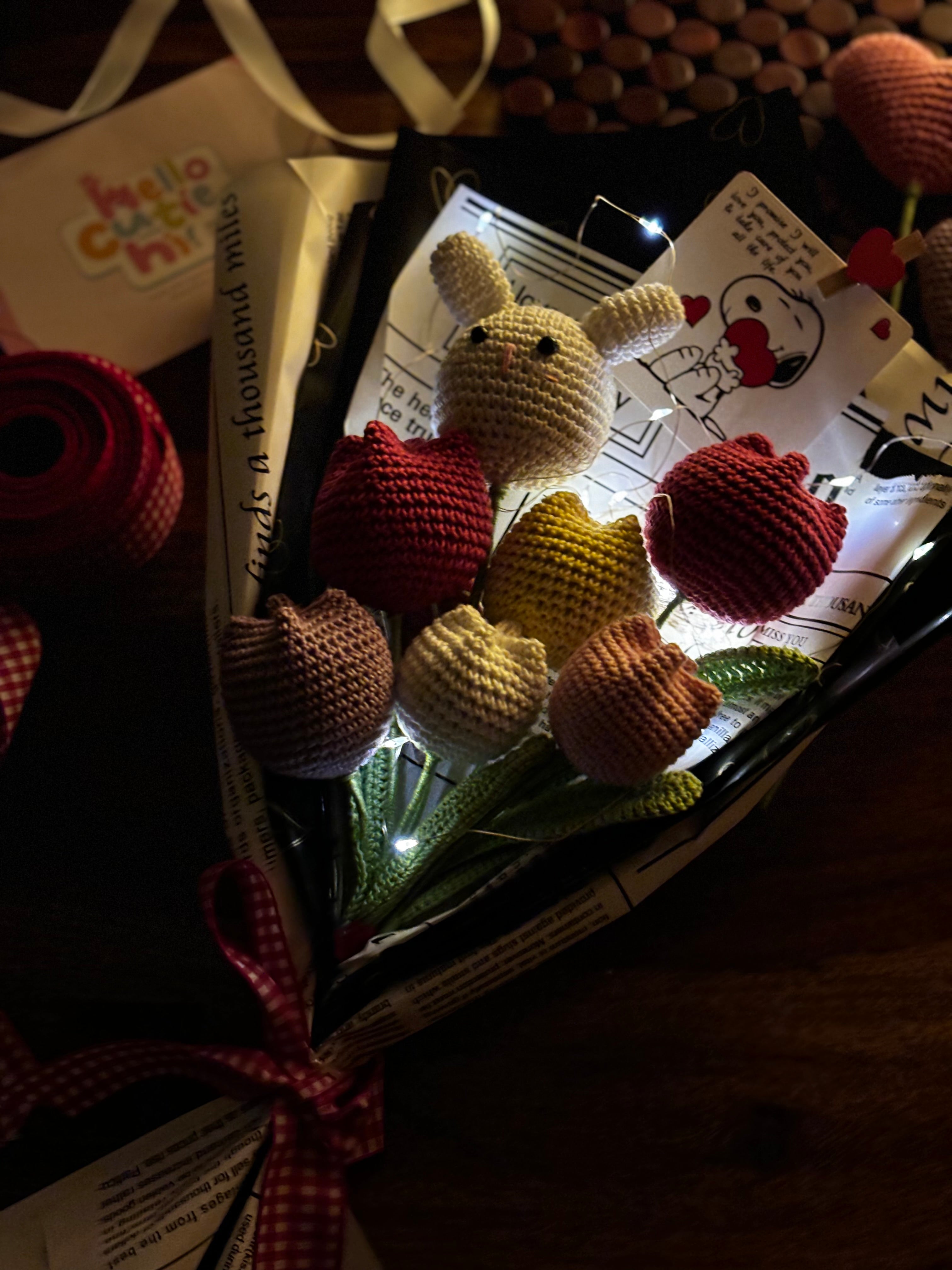 Eternal Love Crochet Bouquet
