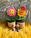 Couple Crochet Flower Set
