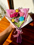 Bee Mine Crochet Bouquet