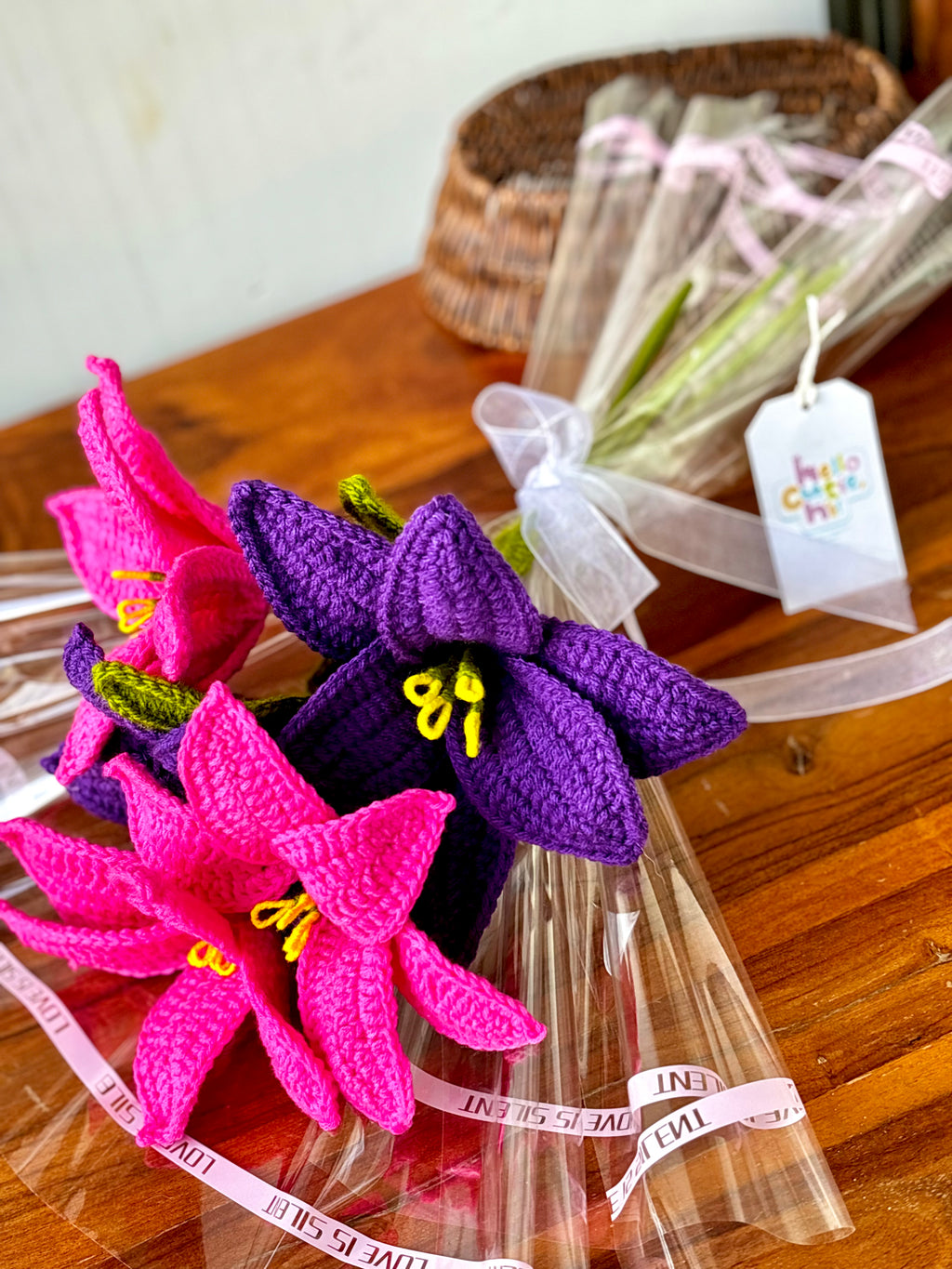 Forever Bloom Crochet Lily Bouquet