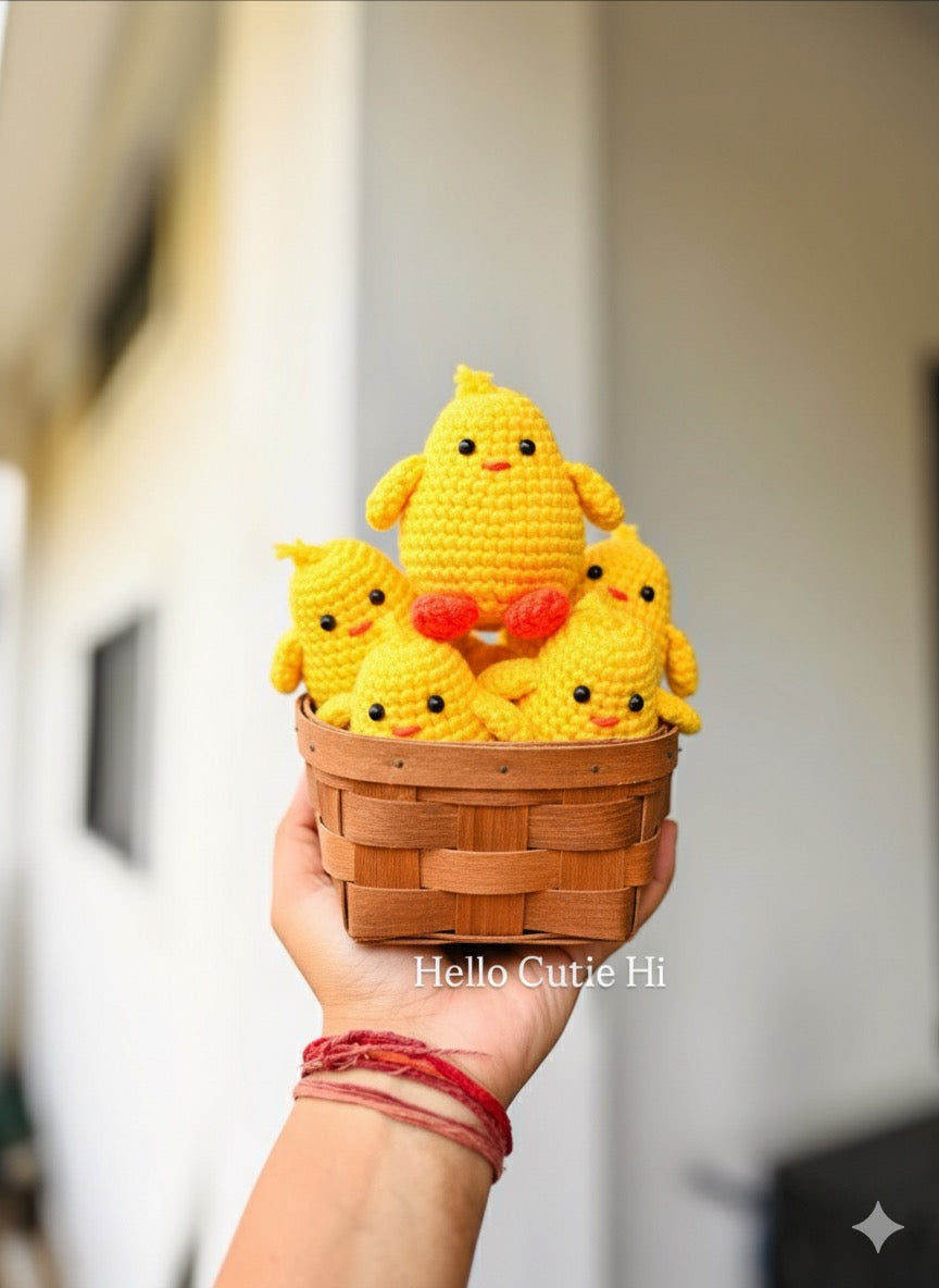 Crochet Motivational Chick