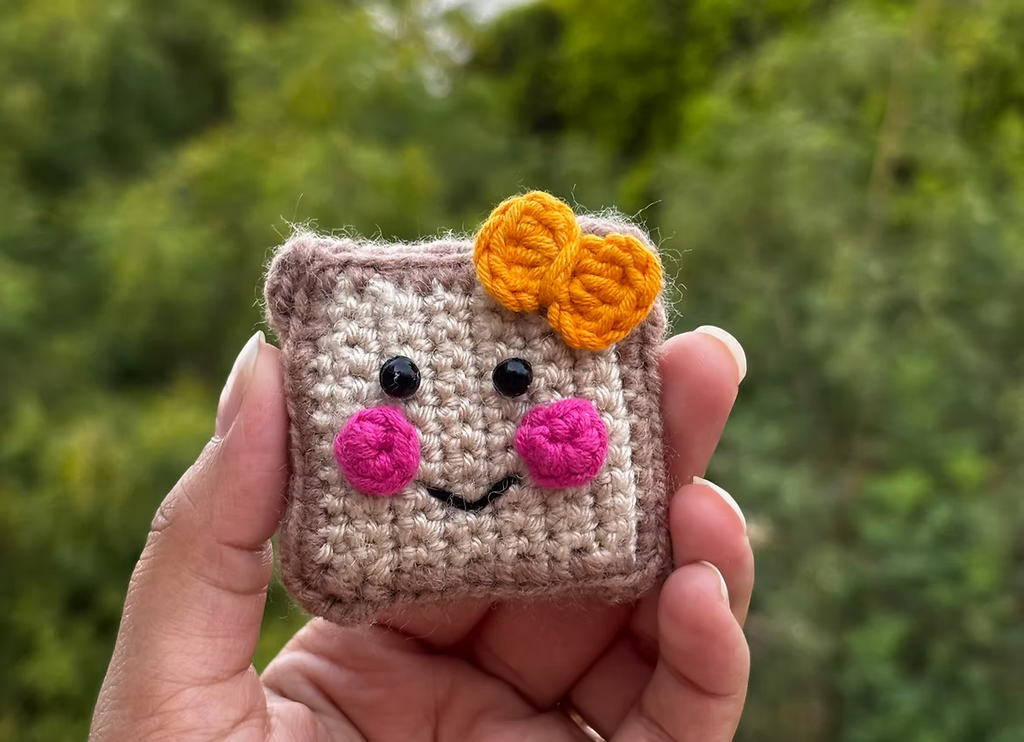 Happy Toast Keyring