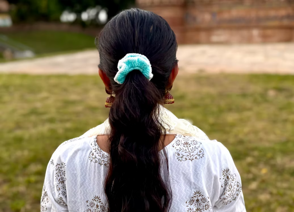 Handmade Crochet Scrunchies