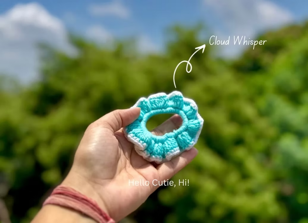 Handmade Crochet Scrunchies