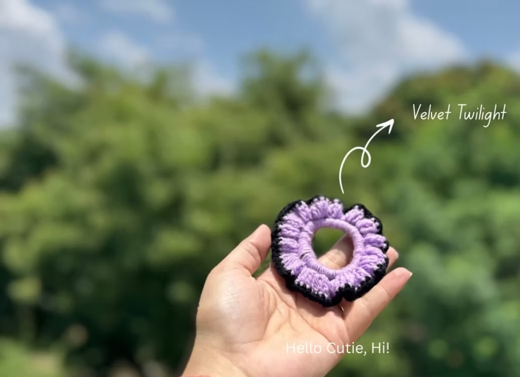 Handmade Crochet Scrunchies