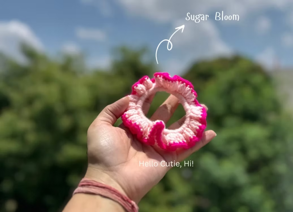 Handmade Crochet Scrunchies