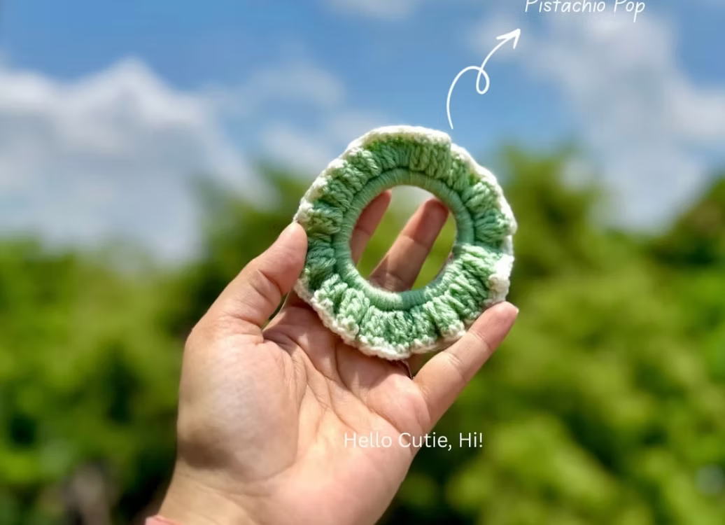 Handmade Crochet Scrunchies