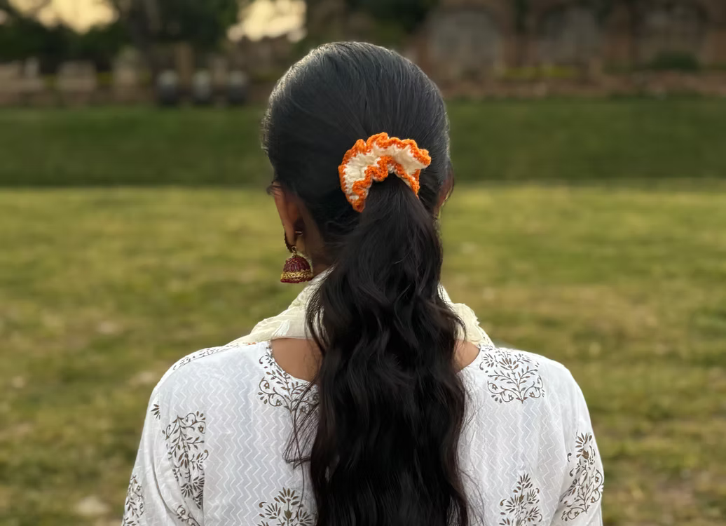 Handmade Crochet Scrunchies