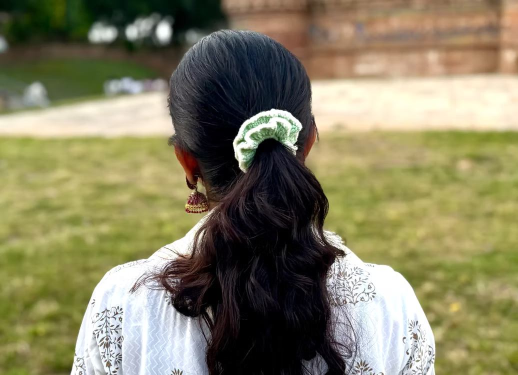 Handmade Crochet Scrunchies