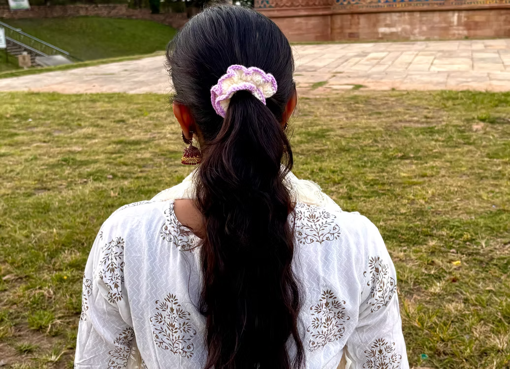 Handmade Crochet Scrunchies